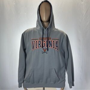 Colosseum Men’s XL Virginia Cavaliers Hoodie Gray Orange College University